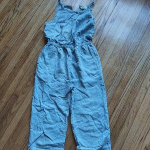 Peek girls denim jogger jumpsuit sz 10
